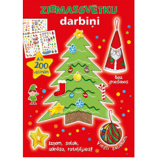 Ziemassvētku darbiņi. Ar 200 uzlīmēm