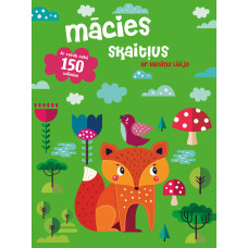 Mācies skaitļus ar lapsiņu Liliju. Ar vairāk nekā 150 uzlīmēm