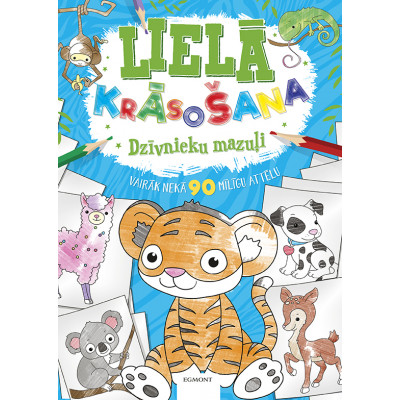 Lielā krāsošana. Dzīvnieku mazuļi. Vairāk nekā 90 mīlīgu attēlu