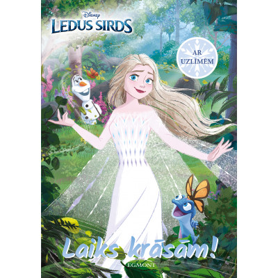Ledus sirds. Laiks krāsām! Ar uzlīmēm. Disney