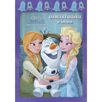 Olafa ziemas piedzīvojums. Krāsojamā grāmata ar uzlīmēm. Disney