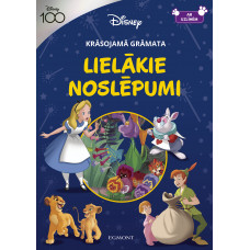 Disney. Lielākie noslēpumi. Krāsojamā grāmata. Ar uzlīmēm