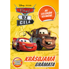 Vāģi. Uz ceļa. Krāsojamā grāmata. Ar lieliskām uzlīmēm. Disney Pixar