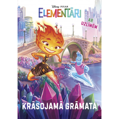 Elementāri. Krāsojamā grāmata. Ar uzlīmēm. Disney Pixar