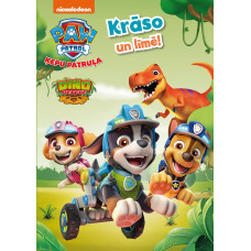 Paw Patrol Dino Rescue. Krāso un līmē! Ķepu patruļa