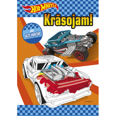 Hot Wheels. Krāsojam! Ar uzlīmēm