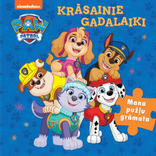 Paw Patrol. Krāsainie gadalaiki. Mana pužļu grāmata