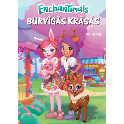 Enchantimals. Burvīgās krāsās. Ar uzlīmēm