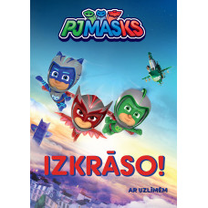 PJ Masks. Izkrāso! Ar uzlīmēm