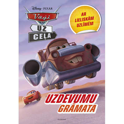 Vāģi. Uz ceļa. Uzdevumu grāmata. Ar lieliskām uzlīmēm. Disney Pixar