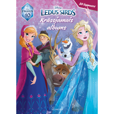 Ledus sirds. Krāsojamais albums. 80 lappuses. Disney