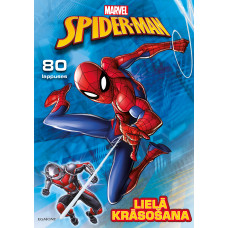 Spiderman. Lielā krāsošana. 80 lappuses. Marvel