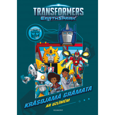 Transformers EARTHSPARK. Krāsojamā grāmata. Ar uzlīmēm