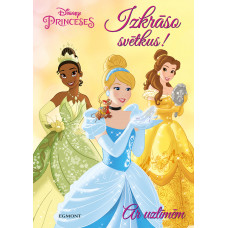 Princeses. Izkrāso svētkus! Ar uzlīmēm. Disney