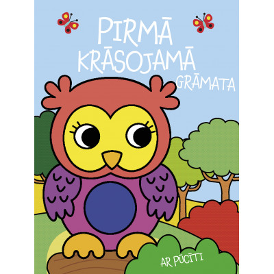 Pirmā krāsojamā grāmata ar pūcīti