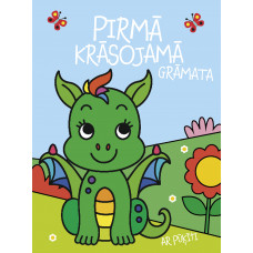 Pirmā krāsojamā grāmata ar pūķīti