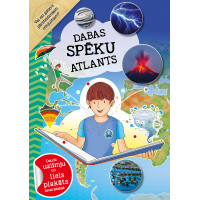 Dabas spēku atlants. Daudz uzlīmju un liels plakāts tavai istabai!