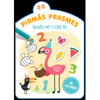 Pirmās prasmes. Skaitu no 1 līdz 10. Ar uzlīmēm