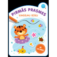 Pirmās prasmes. Vingrinu roku. Ar uzlīmēm