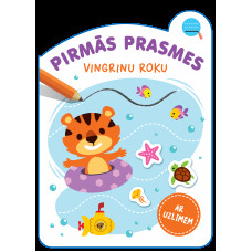 Pirmās prasmes. Vingrinu roku. Ar uzlīmēm