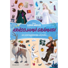Ledus sirds 2. Krāsojamā grāmata ar uzdevumiem un uzlīmēm. Disney