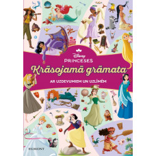 Princeses. Krāsojamā grāmata ar uzdevumiem un uzlīmēm. Disney
