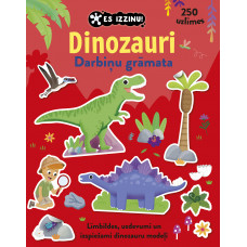 Es izzinu! Dinozauri. Darbiņu grāmata. 250 uzlīmes