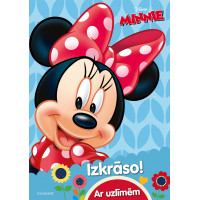 Minnie. Ar uzlīmēm. Disney