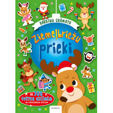 Ziemeļbriežu prieki. Darbiņu grāmata. Ar 300 svētku uzlīmēm