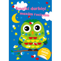 Smalki darbiņi mazām rociņām ZILA. Vairāk nekā 1000 uzlīmju