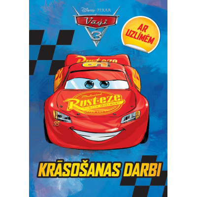 Vāģi 3. Krāsošanas darbi. Ar uzlīmēm. Disney Pixar